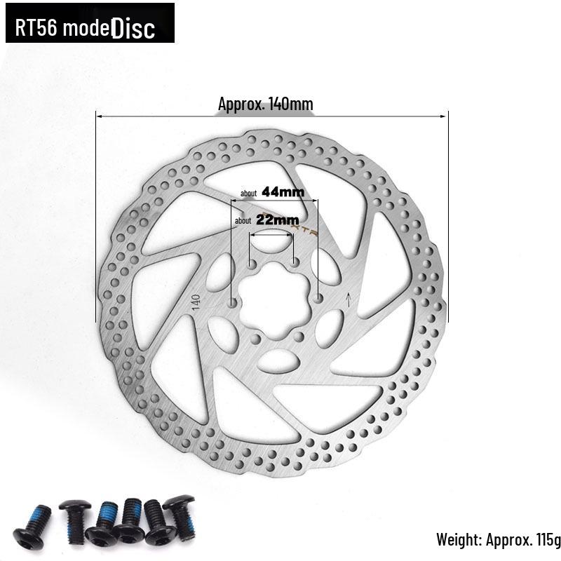 Colorful 160/180/203mm RT56 Disc Brake Pads for Mountain and Road Bikes