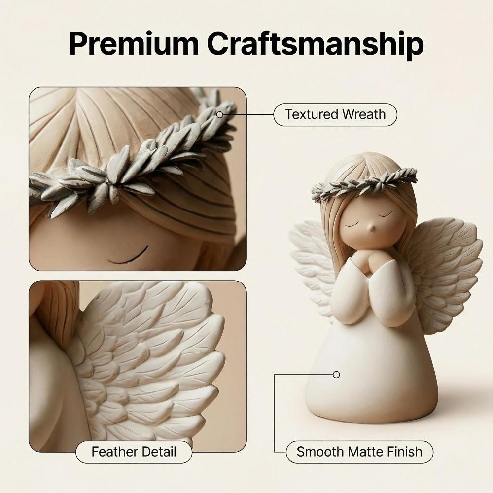 Creative Design Prayer Angel Statue Home Decor Cherub Statue Desktop Ornaments  Home Decoration