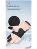 Unisex Winter Ski Gloves: Touchscreen-Compatible, Plush, Warm, Windproof, and Waterproof for Motorcycle Riding.