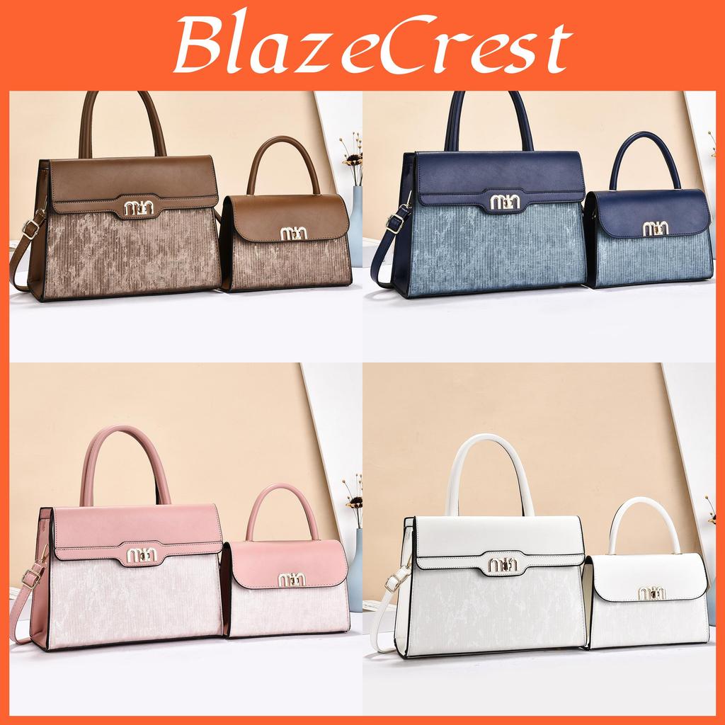 Style Pu Leather Bag With Zipper Closure And Multiple Pockets For Daily Use