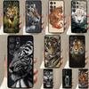 Animal Tiger Case For Samsung Galaxy S23 S10 S9 S8 Note 10 Plus Note 20 S22 Ultra S20 FE S21 FE Phone Cover