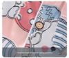 Kids' Cartoon Ice Silk Short Sleeve Pajama Set for Spring and Summer