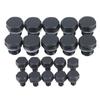 10 Piezas M12*1.5 Válvula de Respiradero Impermeable de Nylon Tornillo en Tapón de Respiradero Protector