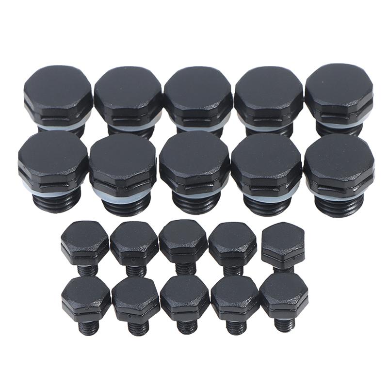 10 Piezas M12*1.5 Válvula de Respiradero Impermeable de Nylon Tornillo en Tapón de Respiradero Protector