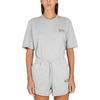Ganni Ss23 Solid Color Letter Print Regular Sleeve T-Shirt Women tops Gray T3173921