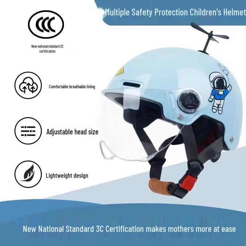 Kindersicherheitshelm 3C-Standard für Elektroroller - Universell passend für alle Jahreszeiten
