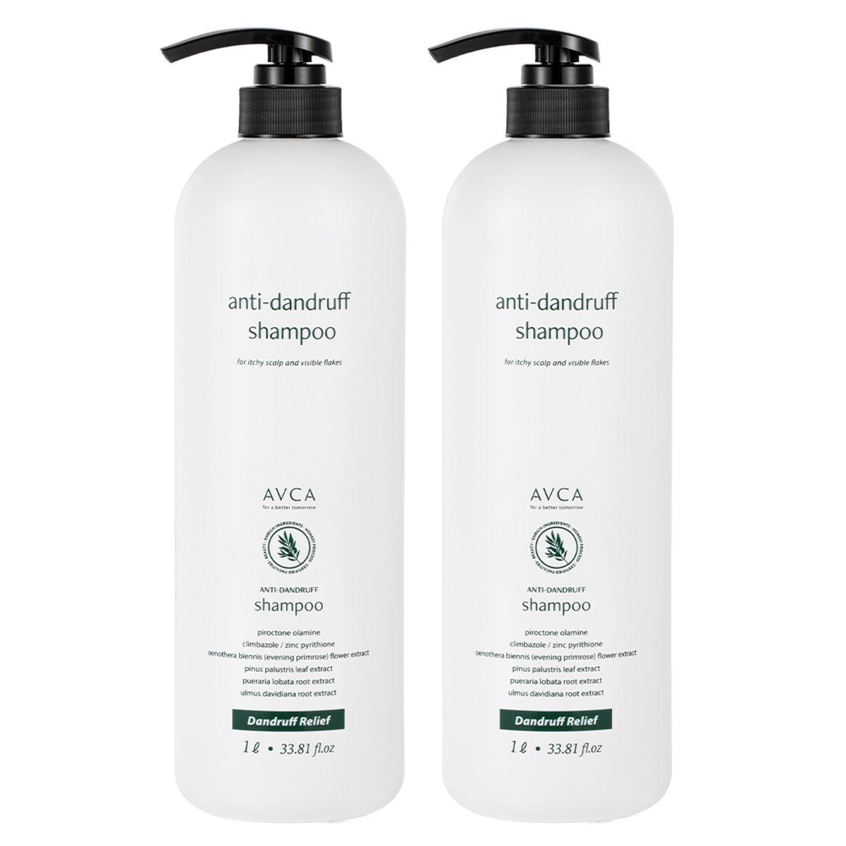 Clinic Itchy Scalp Control Dandruff Care Shampoo 1000ml 2 Bottles