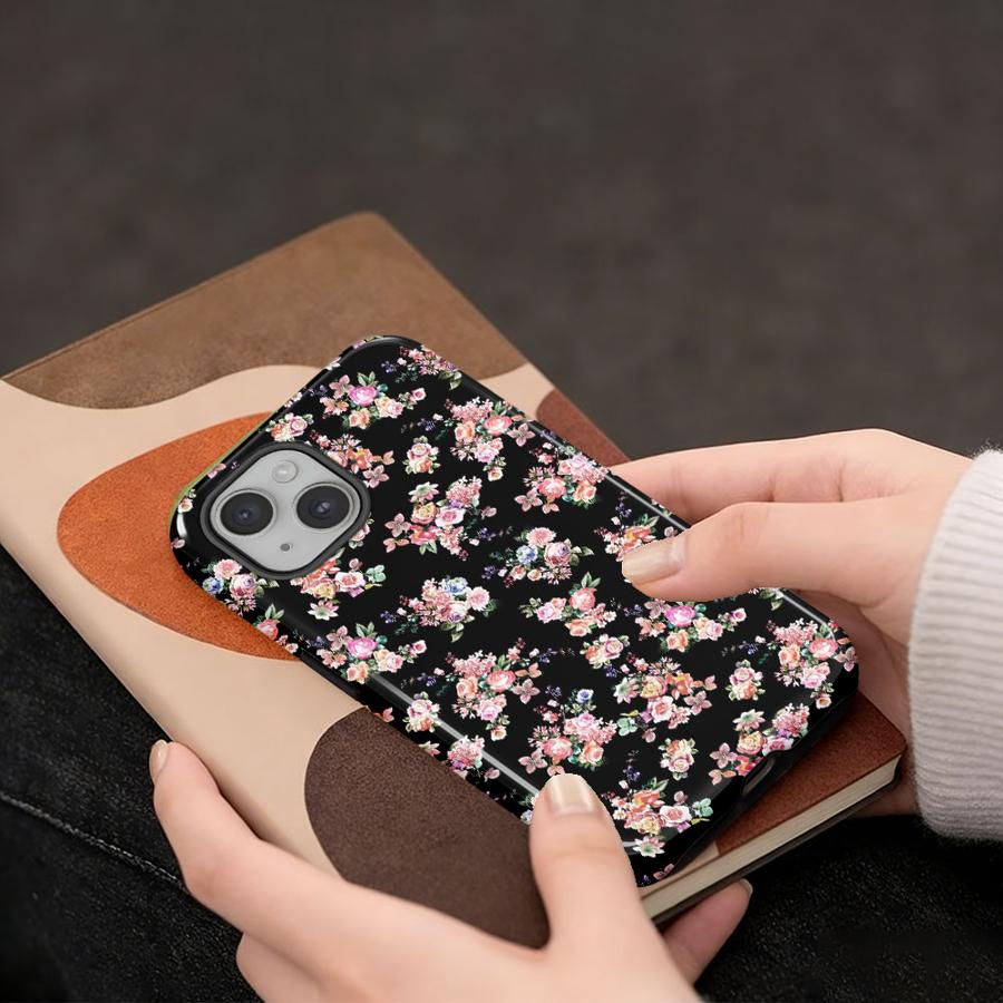 Coque Souple Capa pour Apple iPhone 17 16e 12 14 XS XR 13 15 Plus Pro Max 16 Air 11 Rétro Petite Fleur Mode
