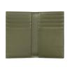 Gucci GG Monogram Ceramic Effect Logo Detail Double Fold Design Coated Canvas Card Holder Men Card Holder Forest-Green 768249-FAFBE-8491