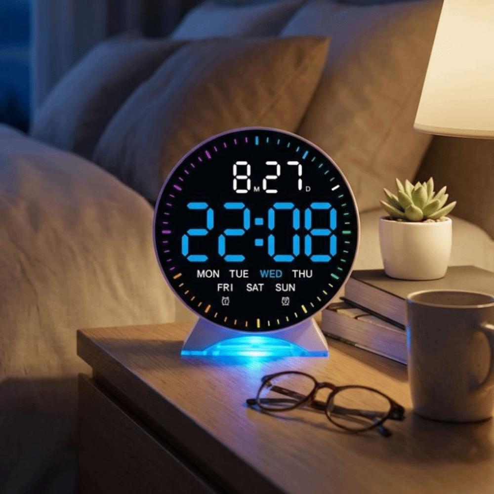 Date Week Electronic Clock High-definition Digital Desk Clock Table Clock  Home Office