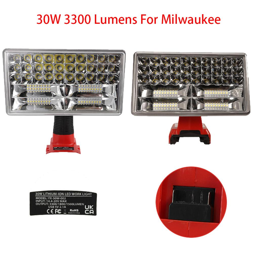 

Для Milwaukee 18V Li-Ion Battery Pistol/Portable LED Lamp Flashlight Outdoor Work Light с высоким качеством