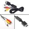 1.8m Multi Out Adapter AV Cord 3 RCA Flat Video/Audio Cable