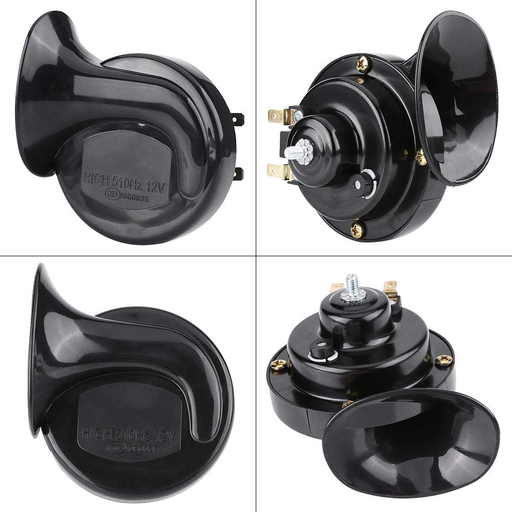 Qiilu DC Snail Shape 110dB Waterproof Dustproof Small Lightweight Universal