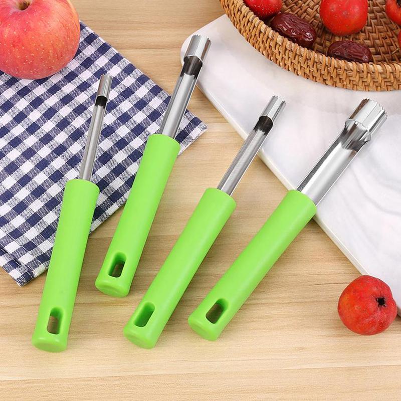 1 ks Nerezový odpeckovač ovoce Datle Třešně Hrušky Odpeckovač Odstraňovač Semínek Ovoce Kráječ Nůž Nástroje na Ovoce a Zeleninu