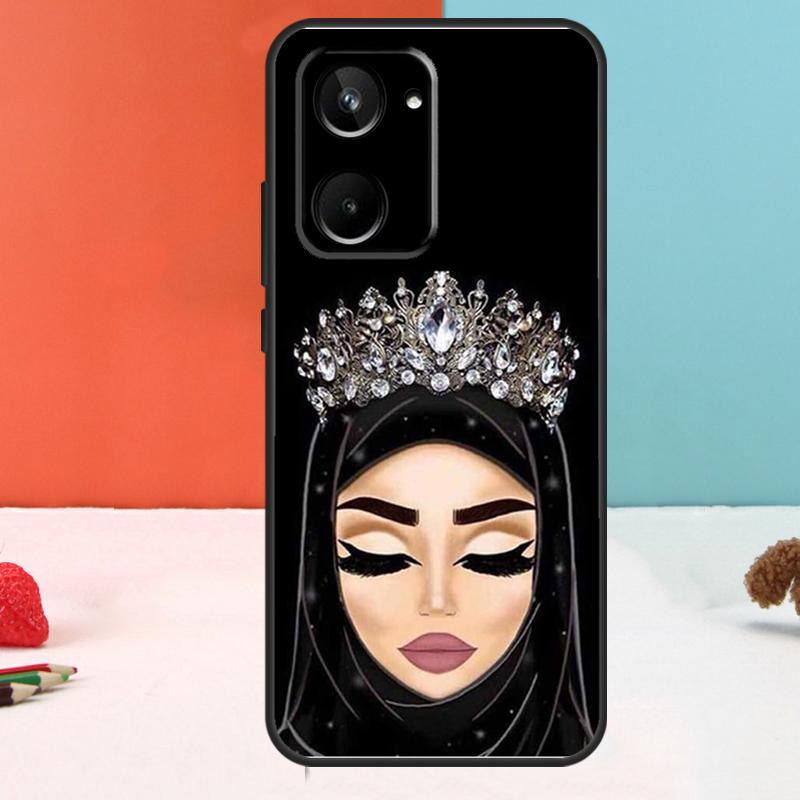 

Islamic Hijab Girl Queen For Realme 15 Pro GT6 GT7 10 11 12 13 14 Pro Plus C51 C53 C55 C61 C63 C65 C67 C75 C71 Case Realme C51