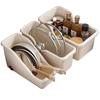 Multifunctional Kitchen Storage Box with Wheels for Pots Spices Utensils Countertop Cabinet Organizer