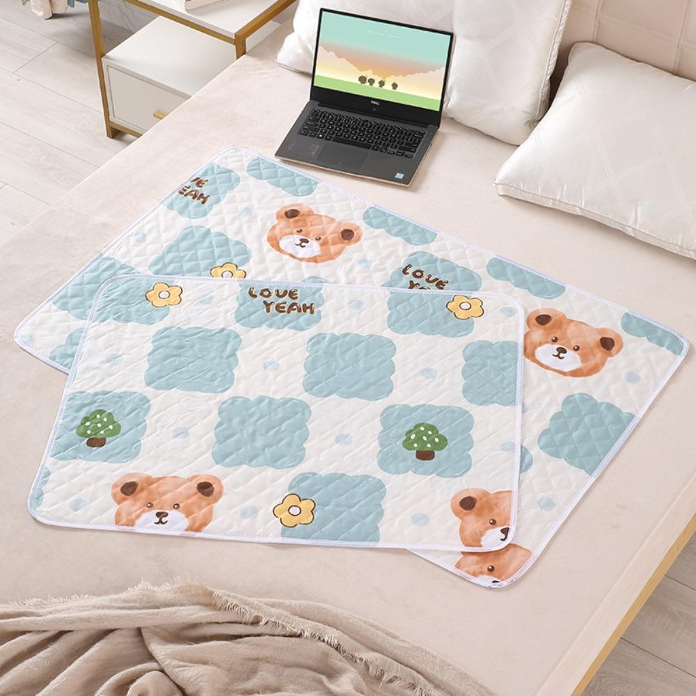 

Waterproof Bedding Urine Pads Cute Cartoon Baby Sleeping Underpads Soft Menstruation Pad Toddlers Little Dinosaur 35x45cm