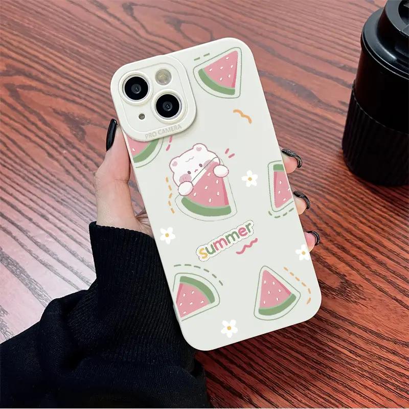 Case For iPhone 17 16 15 Case iPhone 14 Pro Max Cases Vibrant Orange Fruit Graphic Case For iPhone 16 Plus 16E 16 13 12 11 Cover