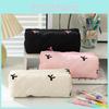 Bow Knot Print Large Capacity Student Pen Case Storage Bag Cute Fashion Gift