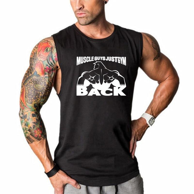 Do The Work Brand Bărbați Sexy Fitness Culturism Respirabil Vară Slim Fit Letter pictat Moda Respirabil Vestă Cool 5 Culori