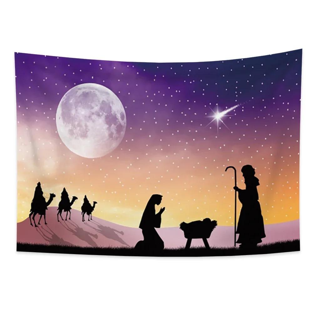Religious Vintage Art Decorative Tapestry Home Wall Living Room Office Decorative Tapestry