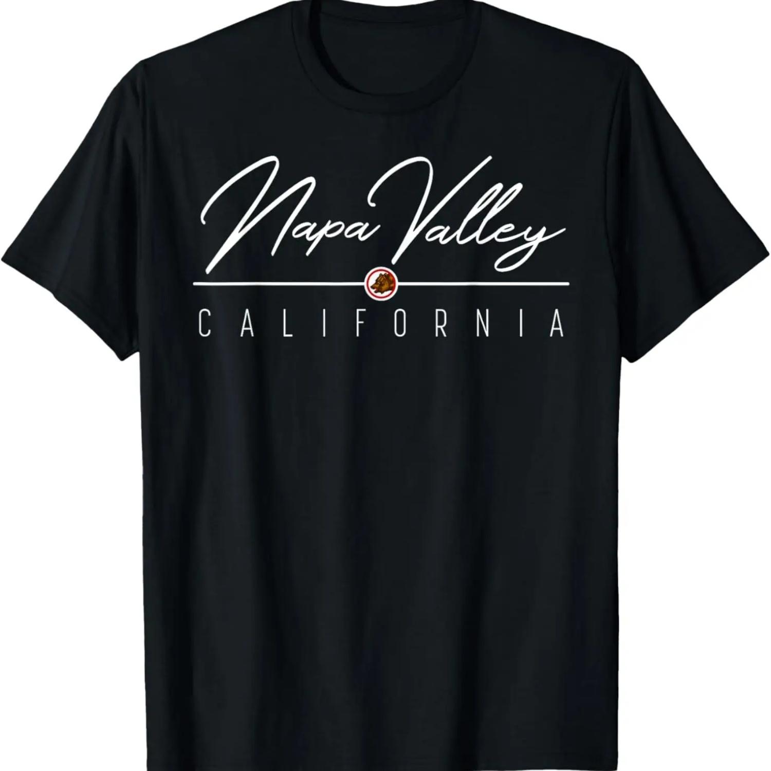 Napa Valley CA T-Shirt S чёрный