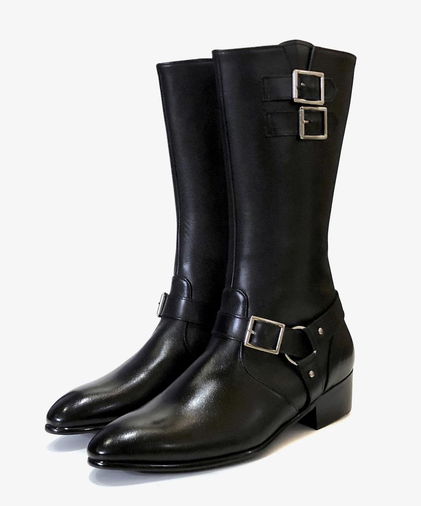 Joenshoe Laurent Mid-Level Engineer Long Boots Black