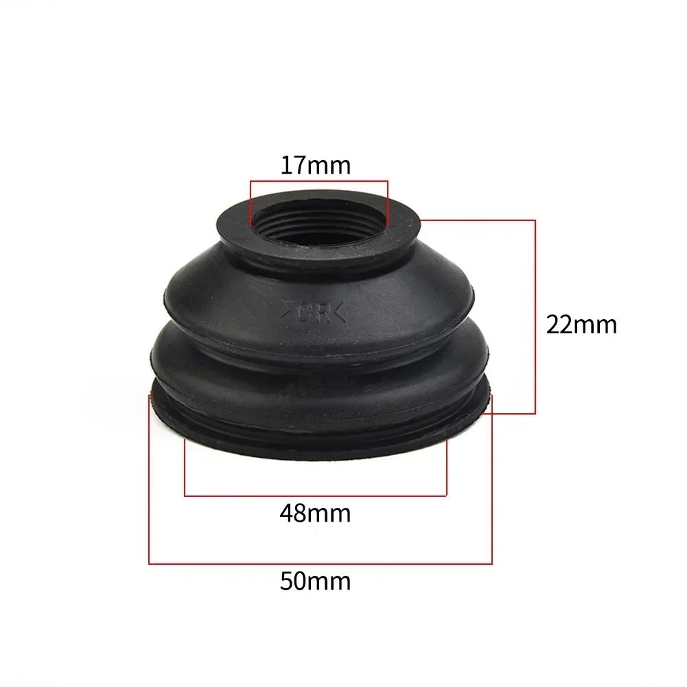 2Pcs Car Suspension Steering Ball Joint Dust Boot Covers Rubber Track Rod End And Ball Joint Boots Suspension Parts