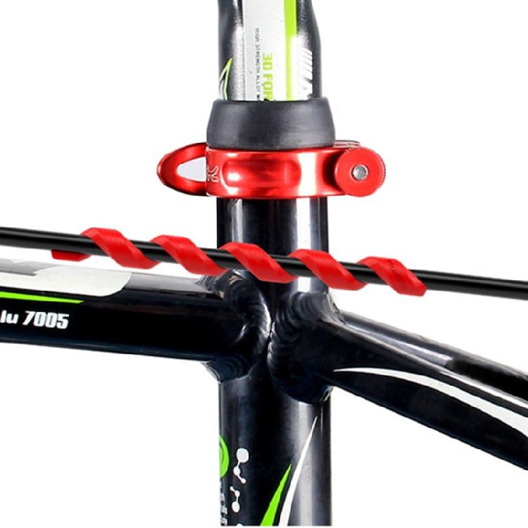 TPR Rubber Bicycles Cable Covers Antifriction Protectors for Brake System and Gear Lines Enhances Brake Line Safety 5pcs