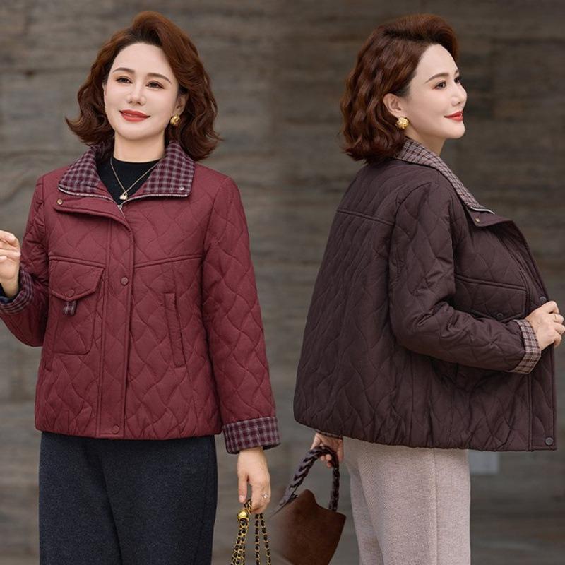 New Winter Cotton Clothes, Warm Tops, Wide Too Short, Women's Thickened Cotton-padded Jackets