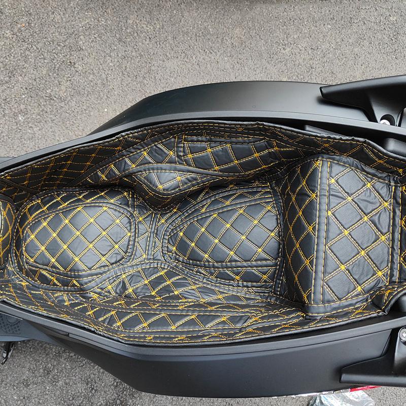 For SYM JET 14 EVO 125 150 200 Motorcycle Storage Box Leather Jet 14 Evo Sym Accessories Trunk Lining Seat Bucket Protector