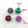 20pcs 14mm Mix Colour Big Hole Acrylic Beads Spacer Loose Beads for Jewelry Making DIY Handmade Bracelet Accessories(hole:5mm)