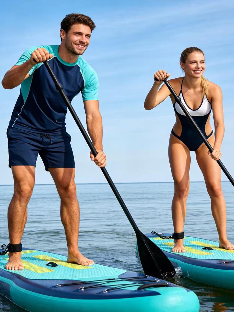 Inflatable Stand-Up Paddleboard - Professional Surfboard and Kayak Board for Beginners