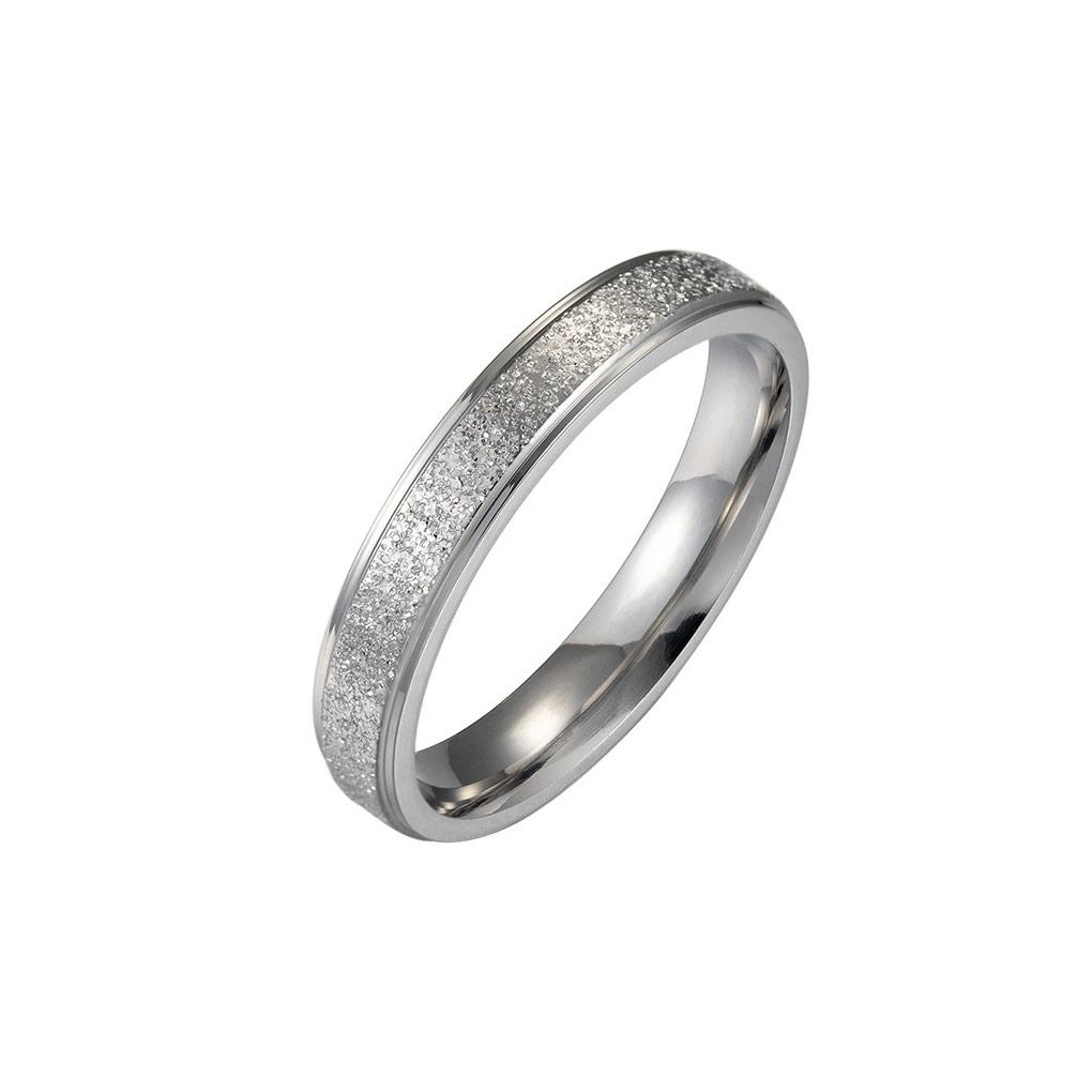 Stainless Steel Ring Personalized Sparkling Rings Jewelry Gift Dressing Up Accessory for Wedding Party Daily Working