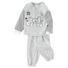 Balabala Kids' Long-Sleeve Faux Two-Piece Set