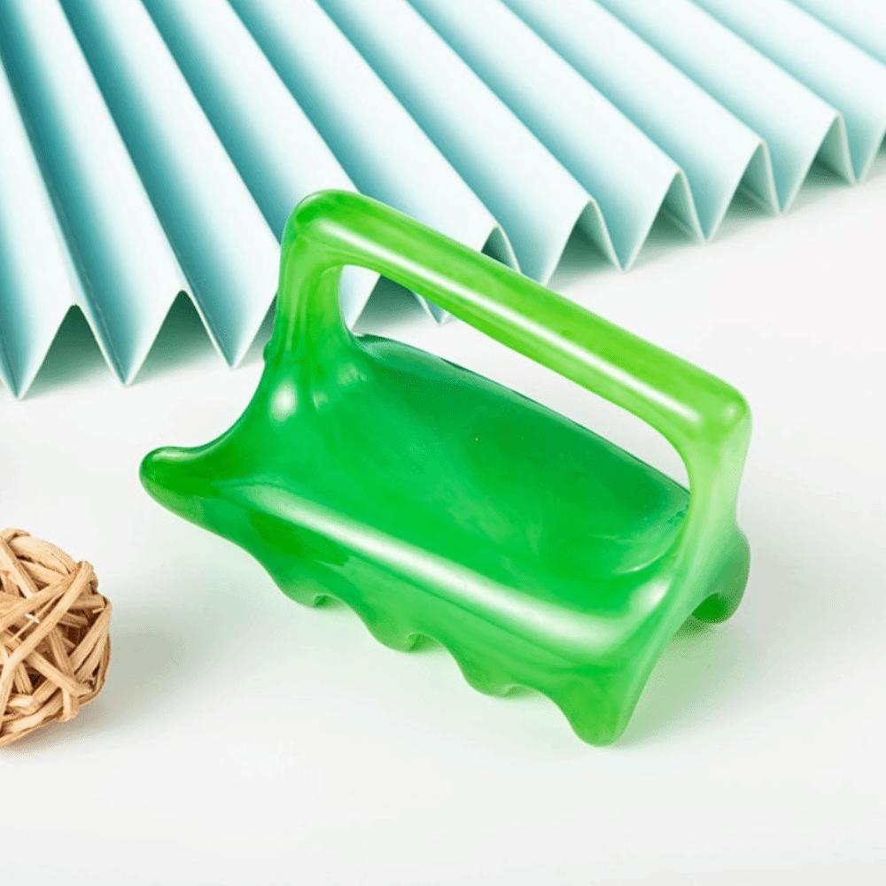 Resin Fascia Cellulite Massager Amber Muscle Massage Comb Fascia Massage Comb  For Shoulder Back