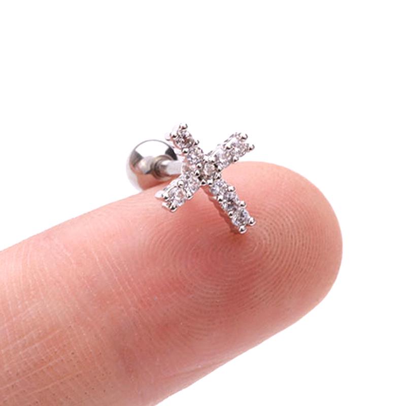 Bar Barbell Ear Cartilage Tragus Helix Studs Piercing Earrings Jewelry