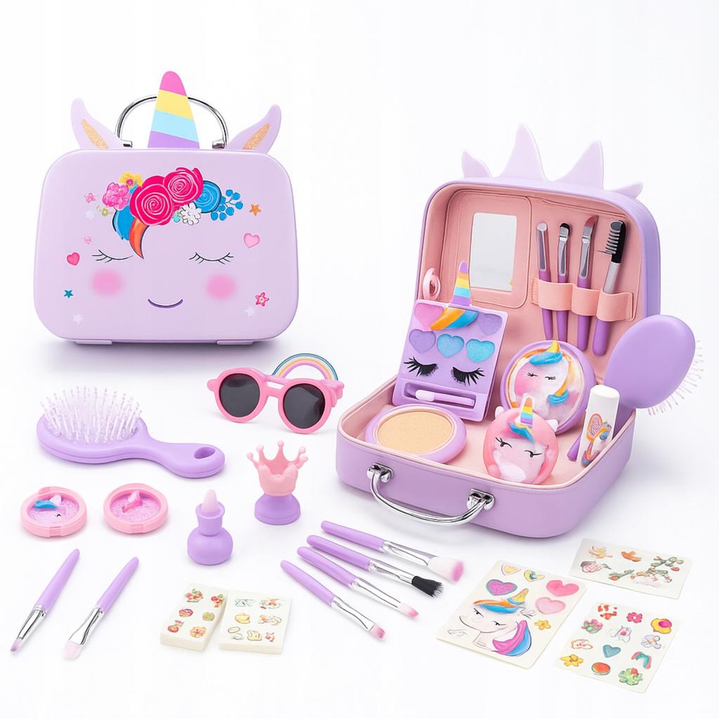 Nail Makeup Set Cosmetic Bag Case Cosmetics Makeup For Children