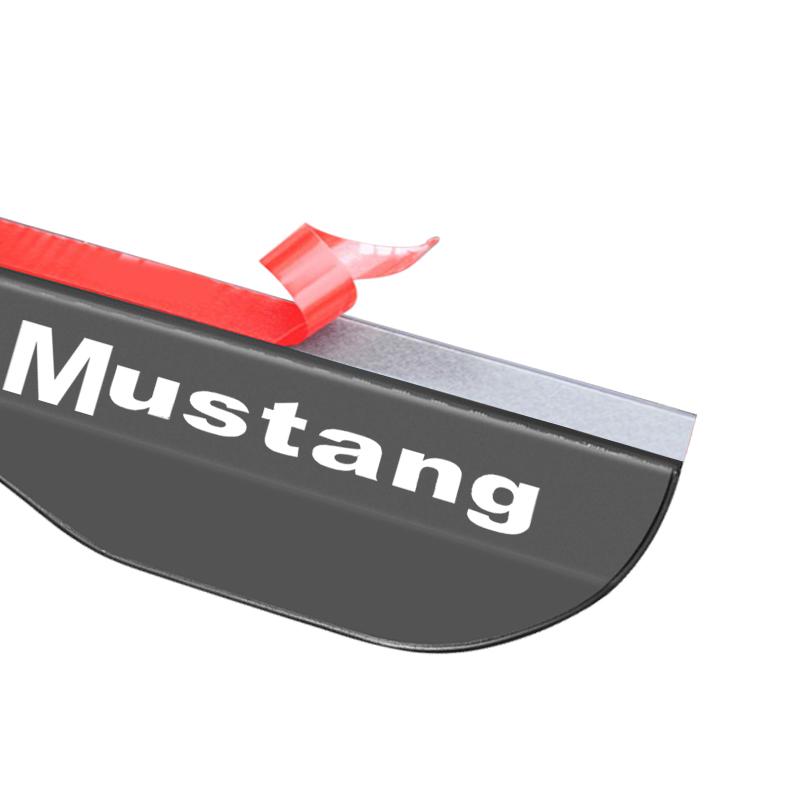 2Pcs Car Rear View Side Mirror Rain Board Eyebrow Guard Sun Visor For Ford Mustang Spoiler Shelby GT 350 500 Cobra E Focus 2 3 MK3 Kuga