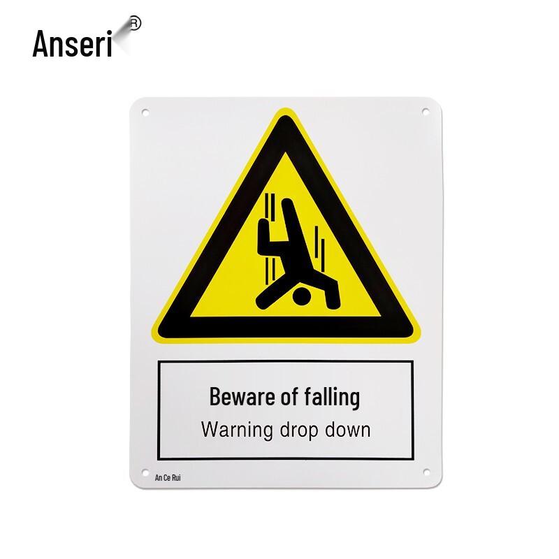 Ansell Fall Hazard Warning Sign 40x50cm