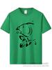 Summer Round Neck 3D Fish Print Top Fashionable Casual Short Sleeved Men's T-shirts