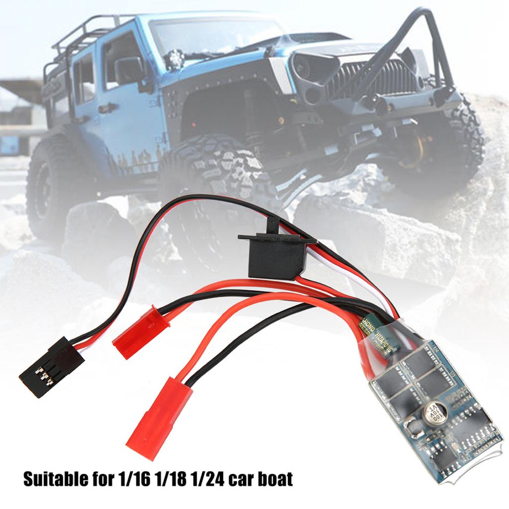 30A 4 8V ESC Two Way RC Motor Speed Controller for 1 16 1 18 1 24 Car BoatWithout Brake
