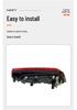 63217420453/63217420454 Rear Inner Tail Lights for BMW 3 Series G20/G28 (2019-2023)