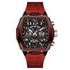 Chenxi Watch Barrel-Shaped Men'S Double Display Watch Sports Waterproof Large Dial Multi-Function Electronic Watch Men'S Watch