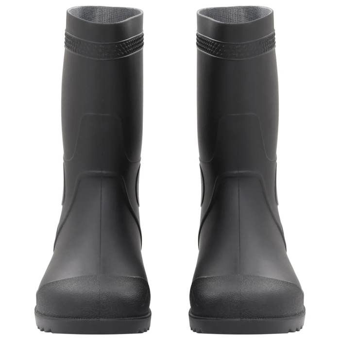 VidaXL Bottes de pluie noir taille 38-46 PVC