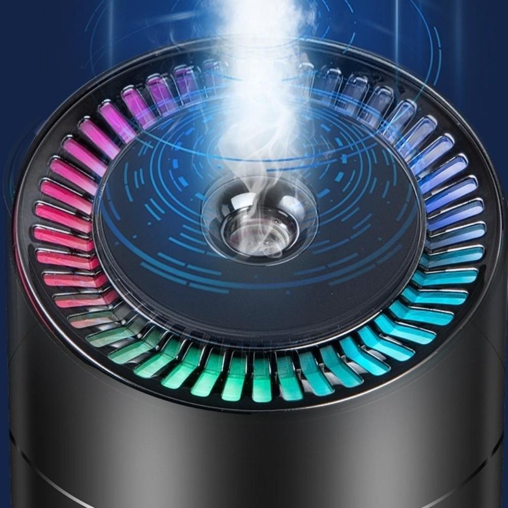 4-in-1 Luftreiniger RGB-LED-Leuchten Auto-Lufterfrischer Auto-Aromatherapie Luftbefeuchter für Zuhause und Büro