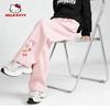 Hello Kitty Girls' Pants, Spring and Autumn 2026 New Style, Pink Children's Sweatpants, Stylish for Older Girls, Spring Fashion Trend