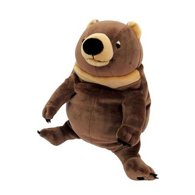 Shinada Global Mochi Series Mochikuma Brown (M) 14 X 14 X 22cm Plush Toy Bear Animal MOKW-0230B