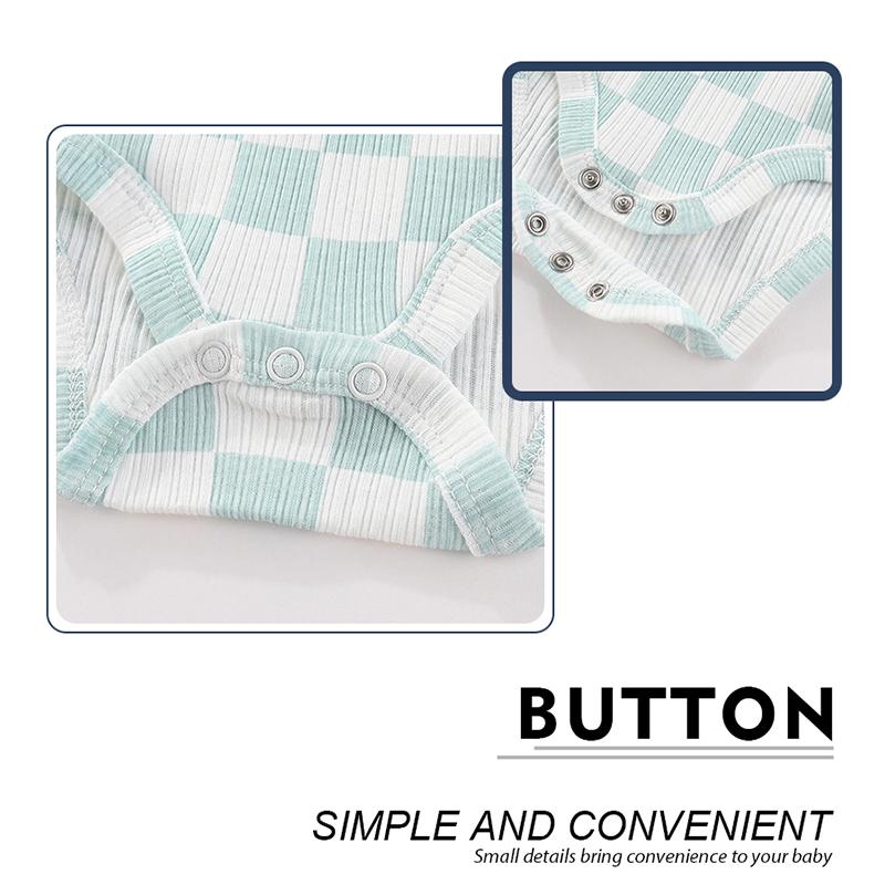 5 Pieces Infant Boy Girl 0-12 Months Pure Cotton  Soft Casual Cute Fashion Prints Baby Bodysuits Spring Summer