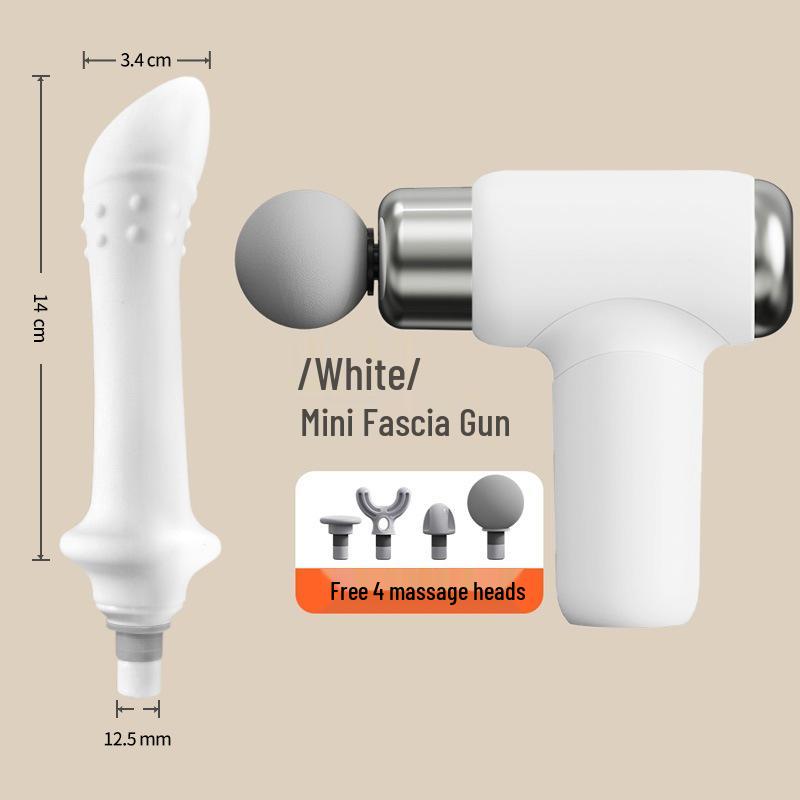 Wielofunkcyjny silikonowy adapter głowicy masującej do pistoletu do masażu tkanek głębokich - Cichy i kreatywny design